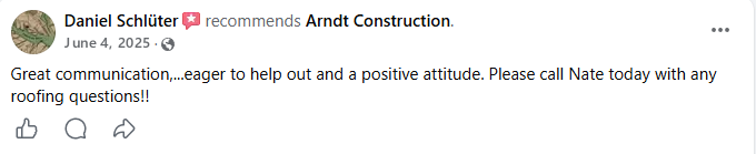 Daniel Schlüter recommends Arndt Construction